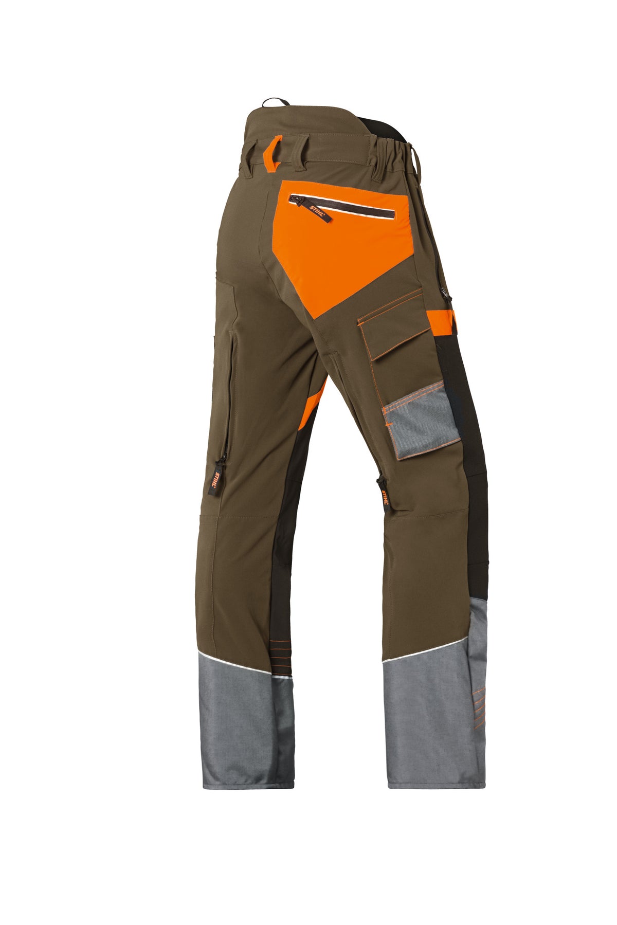 STIHL spodnie arborystyczne X-Climb, rozmiar XXL, torf (bez ochrony przecięciowej) - zdjęcie 2