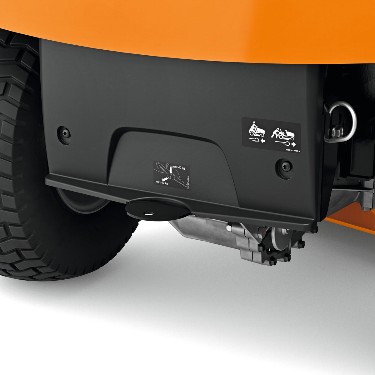 STIHL traktorek ogrodowy RT 4112 SZ, benzynowy z wyrzutem bocznym - zdjęcie 7