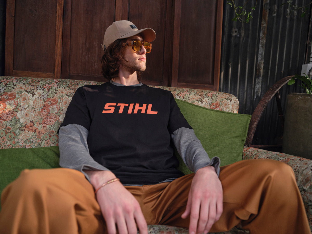 STIHL T‑shirt unisex MS 500i BACK, czarny, rozmiar L - zdjęcie 10