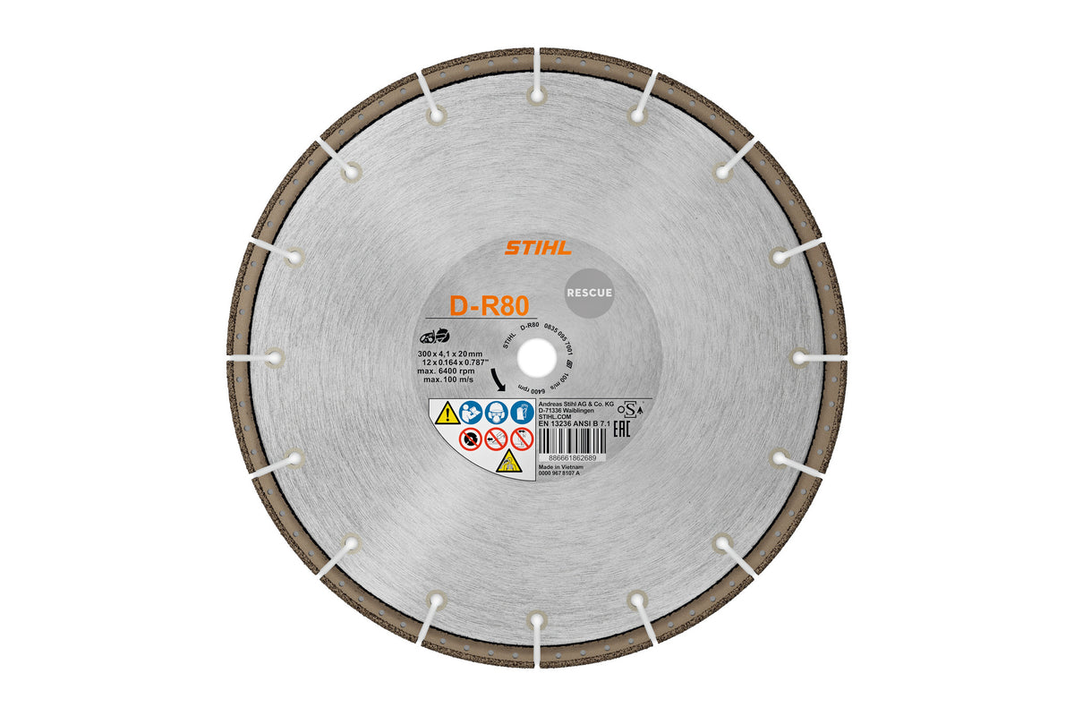 STIHL tarcza diamentowa D-R80 Ø 300 mm do ratownictwa