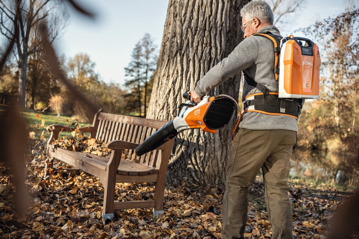STIHL dmuchawa akumulatorowa BGA 200 (zestaw z komfortowym systemem nośnym, bez akumulatora i ładowarki) - zdjęcie 5