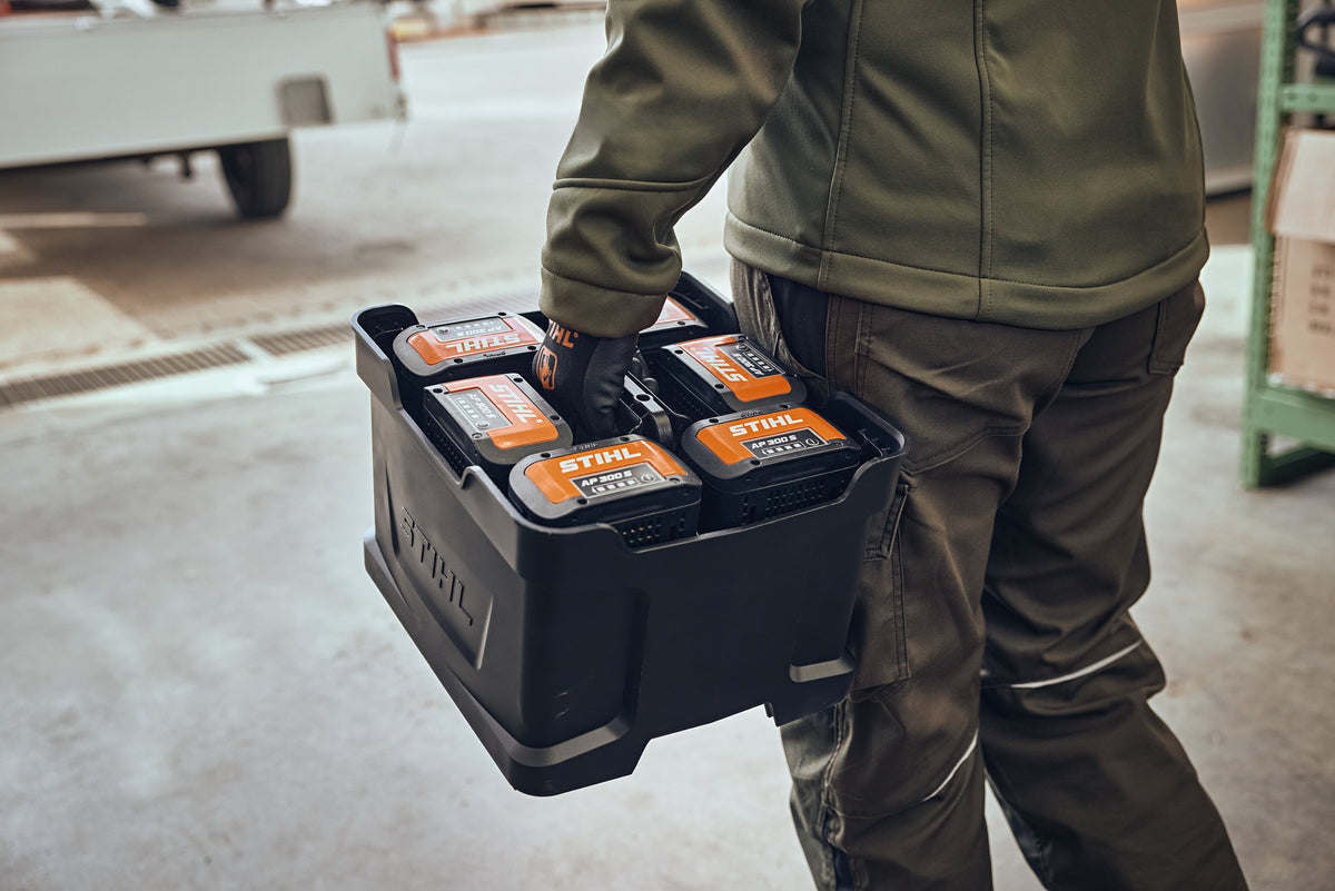 STIHL uchwyt na akumulatory AP-System (do 6 szt.) - zdjęcie 5