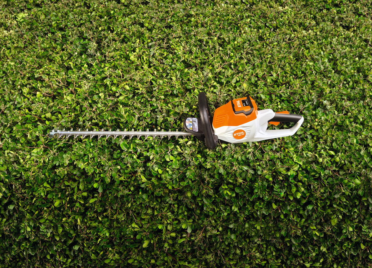 STIHL nożyce do żywopłotu akumulatorowe HSA 50, długość cięcia 50 cm (bez akumulatora i ładowarki) - zdjęcie 4
