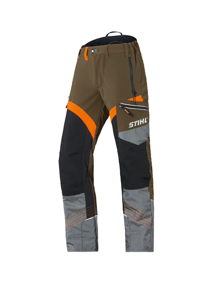 STIHL spodnie wspinaczkowe X-Climb XS, torf