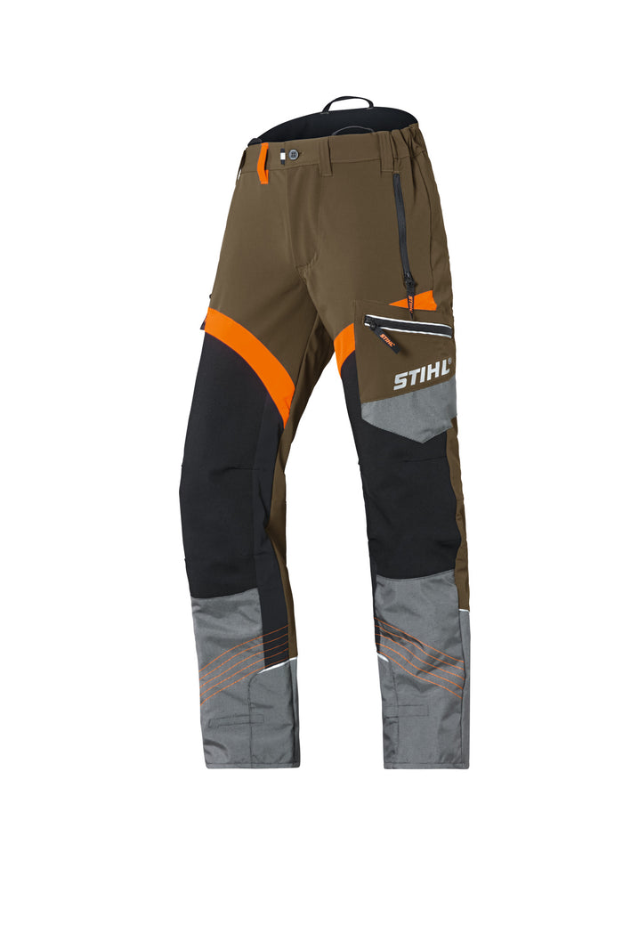 STIHL spodnie arborystyczne X-Climb, rozmiar XXL, torf (bez ochrony przecięciowej)