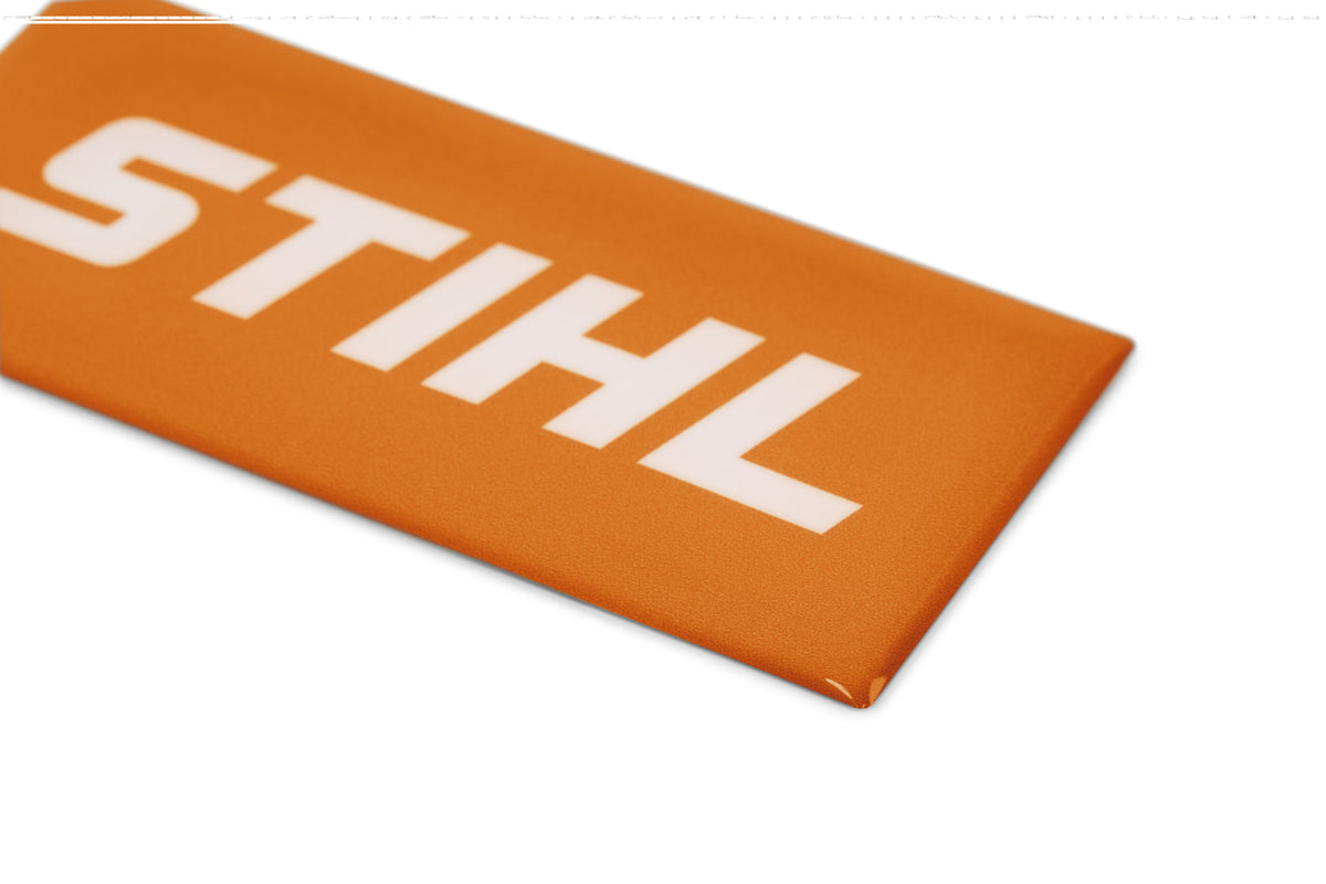 STIHL naklejka samochodowa, pomarańczowa 60 x 23 mm - zdjęcie 2
