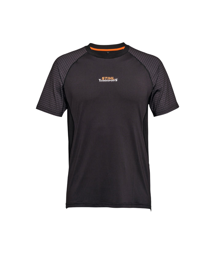STIHL koszulka funkcyjna TIMBERSPORTS® męska, czarno‑szara