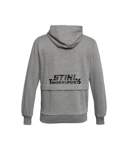 STIHL bluza z kapturem TIMBERSPORTS® LOGO, szara, rozmiar XXXL - zdjęcie 2