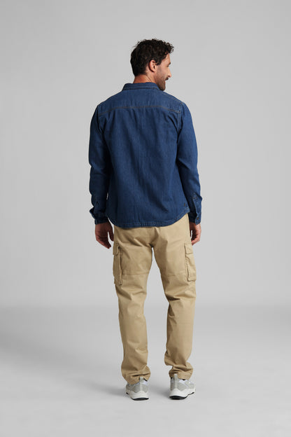 STIHL koszula denim CONTRA, niebieska, XXL - zdjęcie 4