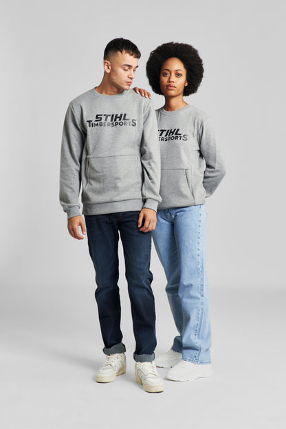 STIHL bluza LOGO TIMBERSPORTS® – XS, szara - zdjęcie 3