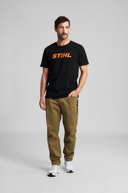 STIHL T‑shirt unisex MS 500i BACK, czarny, rozmiar L - zdjęcie 4