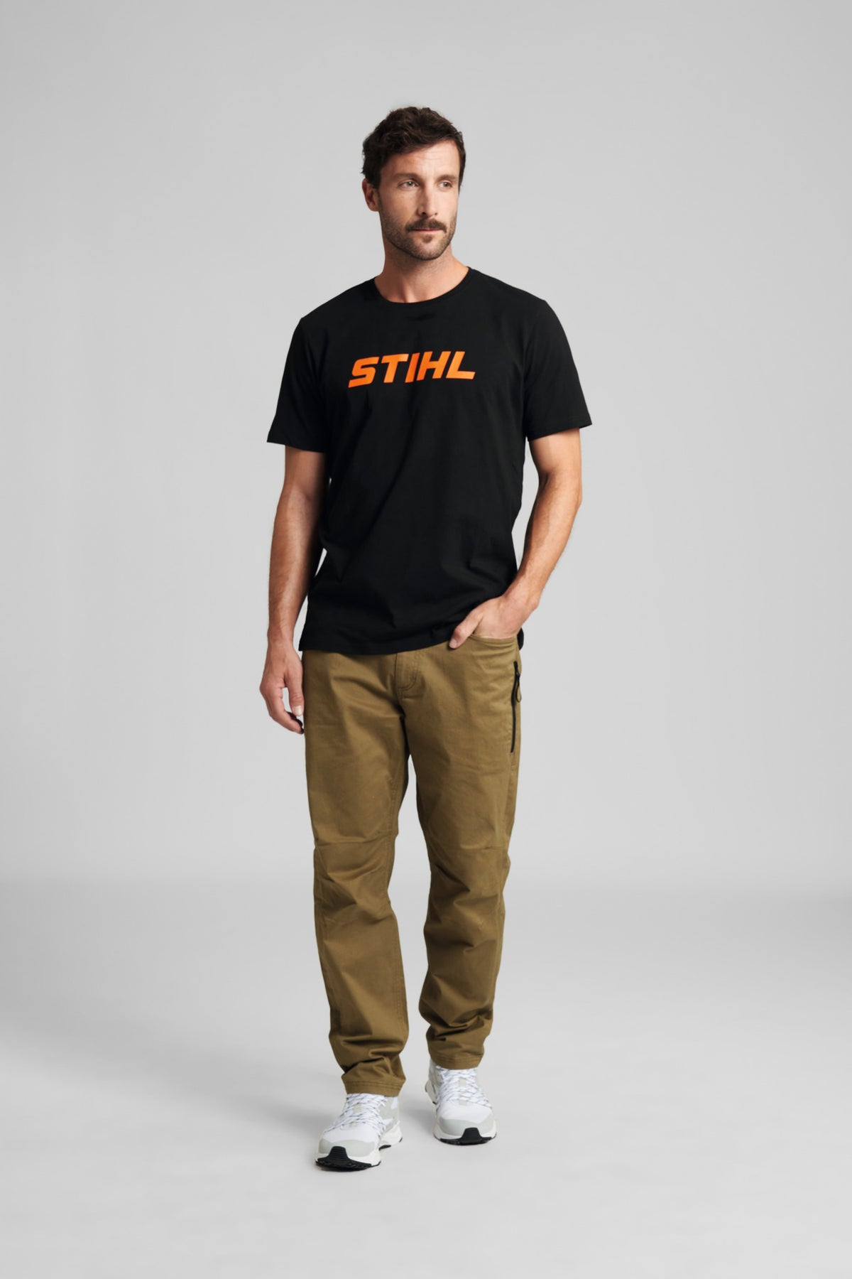 STIHL T-shirt MS 500i BACK, czarny, rozmiar M - zdjęcie 4