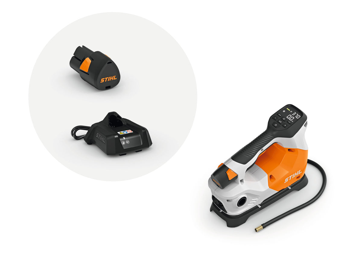 STIHL kompresor akumulatorowy KOA 20 – zestaw z akumulatorem AS 2 i ładowarką AL 1
