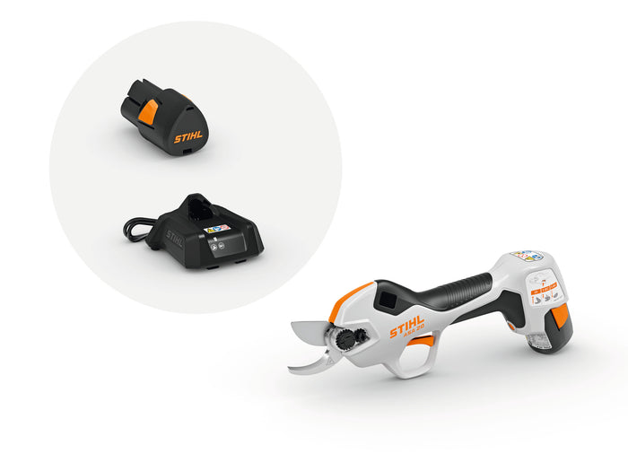 STIHL sekator akumulatorowy ASA 20 – zestaw z akumulatorem AS 2 i ładowarką AL 1
