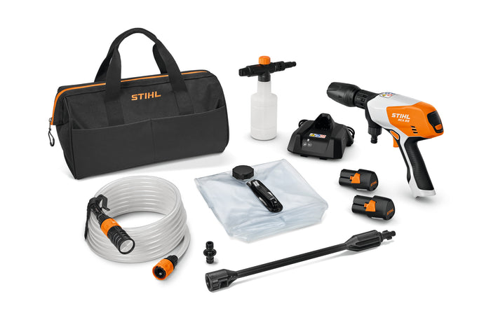 STIHL myjka ciśnieniowa akumulatorowa RCA 20 Zestaw z 2x akumulator AS 2 i ładowarką AL 1