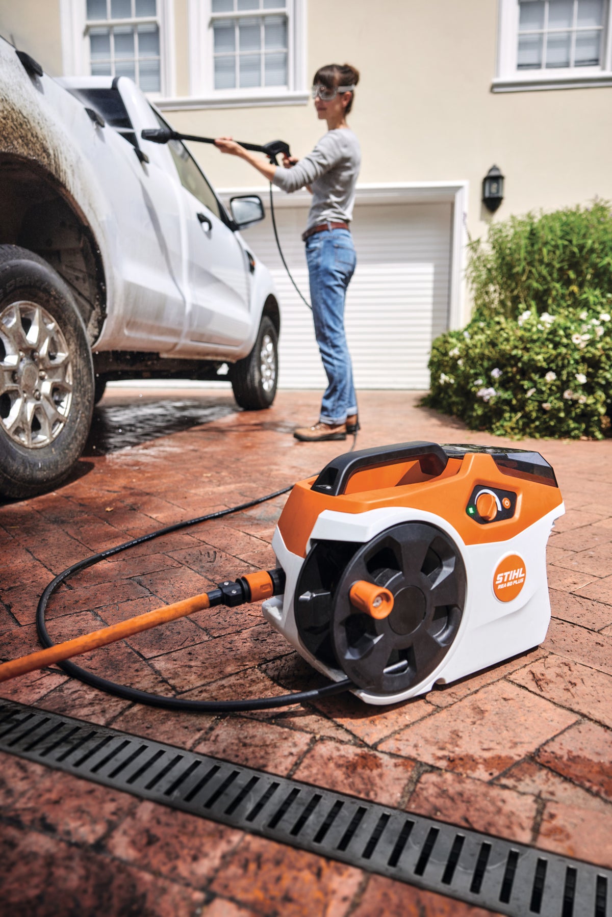 STIHL myjka wysokociśnieniowa akumulatorowa REA 60 PLUS (bez akumulatora i ładowarki) - zdjęcie 9