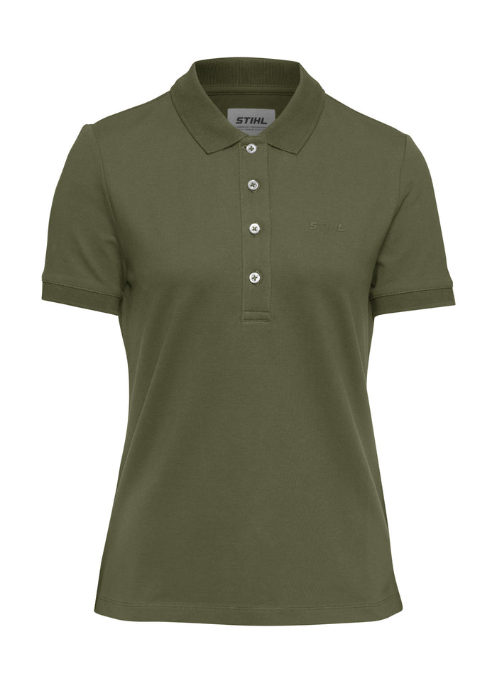 STIHL koszulka polo damska BASIC GREEN (XS)