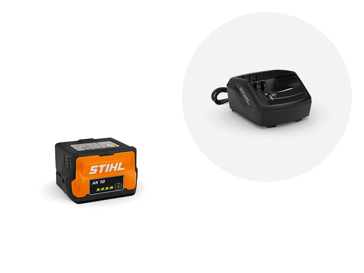 STIHL zestaw startowy z akumulatorem AK 10 i ładowarką AL 101