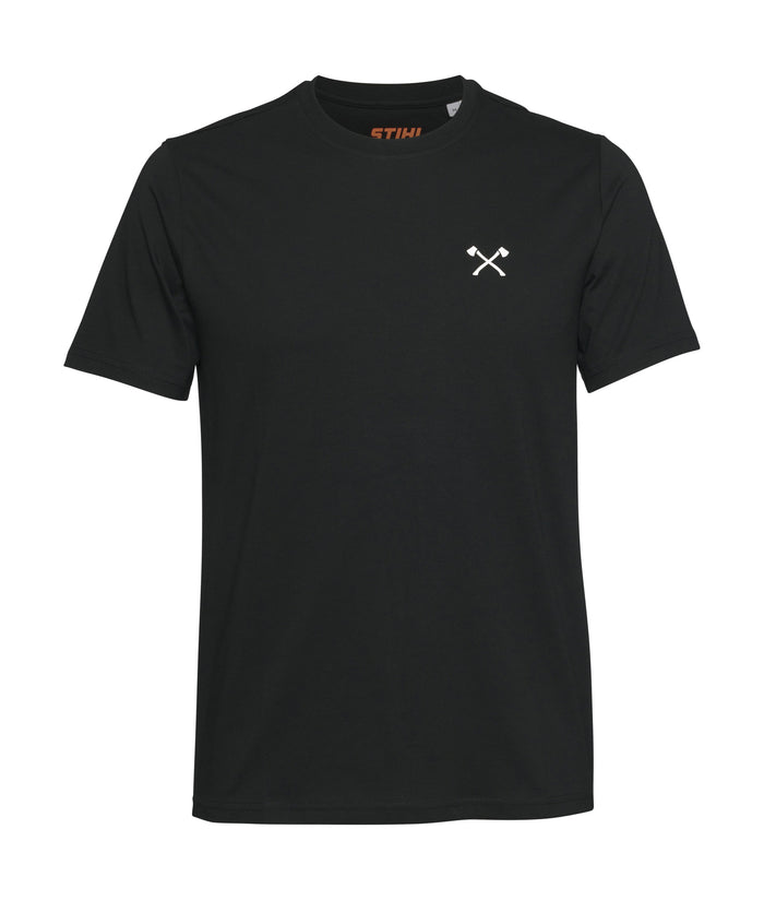 STIHL T‑shirt TIMBERSPORTS® AXE, czarny, rozmiar M