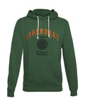 STIHL bluza z kapturem LEGENDARY CONTRA, unisex, zielona, rozmiar XL
