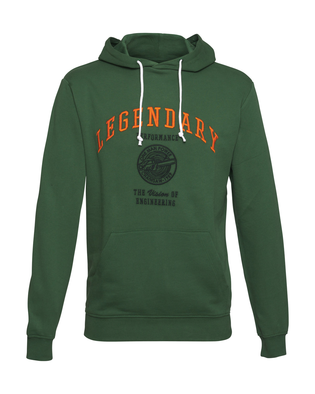 STIHL bluza z kapturem LEGENDARY CONTRA, unisex, zielona, rozmiar XL