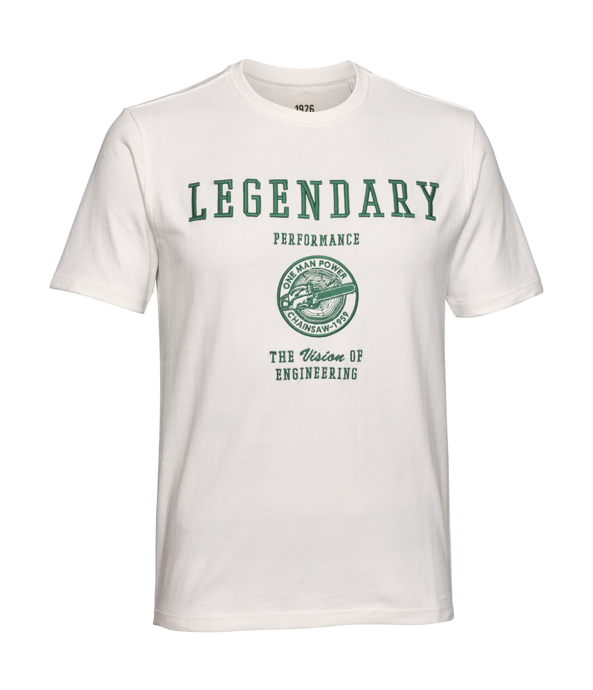 STIHL T-shirt LEGENDARY CONTRA, biały (Unisex)