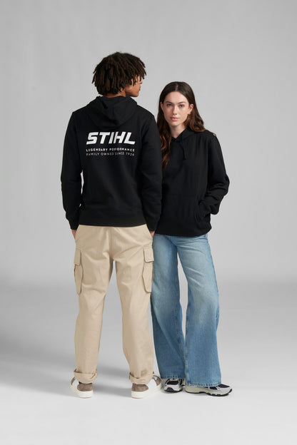 STIHL bluza z kapturem BACK LOGO, rozmiar XL, czarna - zdjęcie 5