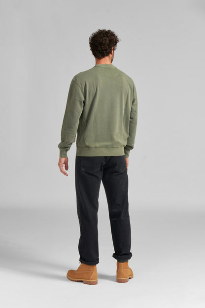 STIHL bluza unisex Pigment Dye, oliwkowa (L) - zdjęcie 4