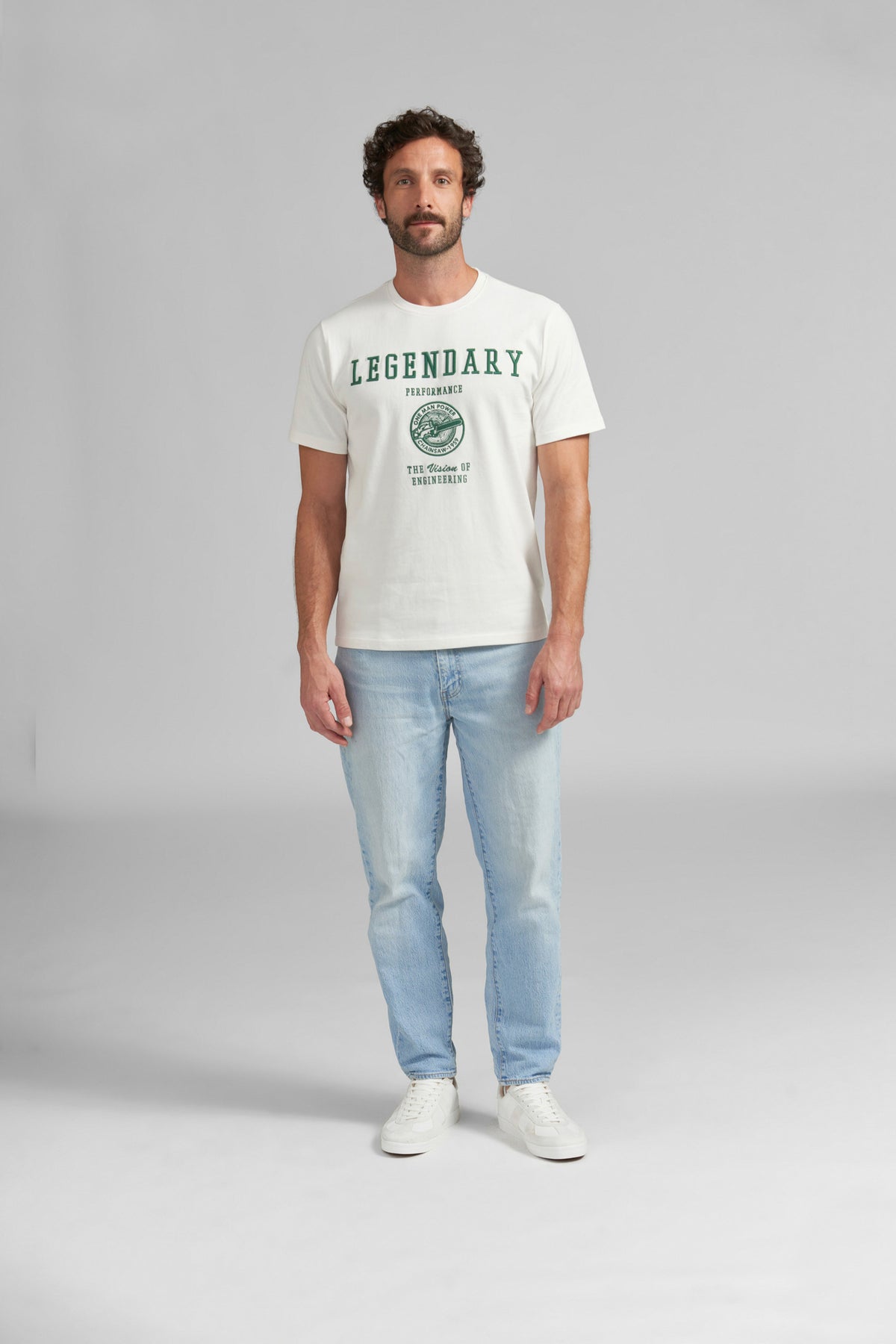 STIHL T-shirt LEGENDARY CONTRA, biały (Unisex) - zdjęcie 3