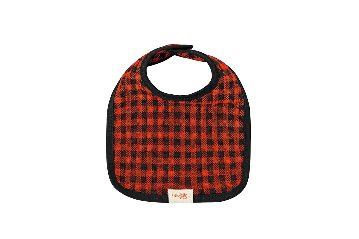 STIHL śliniak niemowlęcy BABY LUMBERJACK, czerwono‑czarny - zdjęcie 2