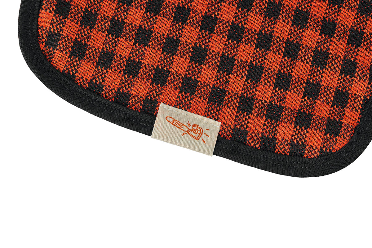 STIHL śliniak niemowlęcy BABY LUMBERJACK, czerwono‑czarny - zdjęcie 4