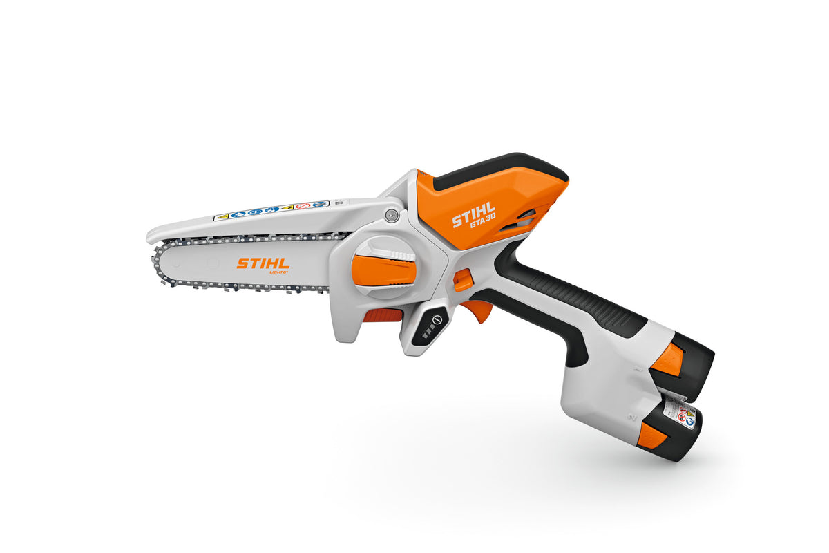 STIHL sekator łańcuchowy akumulatorowy GTA 30 zestaw 2x AS 2 + AL 5-2, prowadnica 15 cm - zdjęcie 2