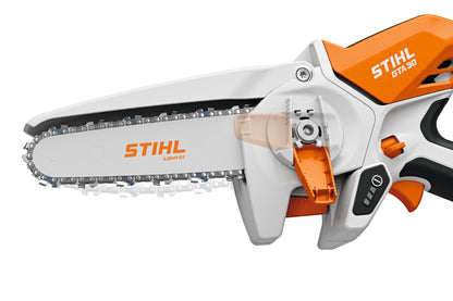 STIHL sekator łańcuchowy akumulatorowy GTA 30 zestaw 2x AS 2 + AL 5-2, prowadnica 15 cm - zdjęcie 4
