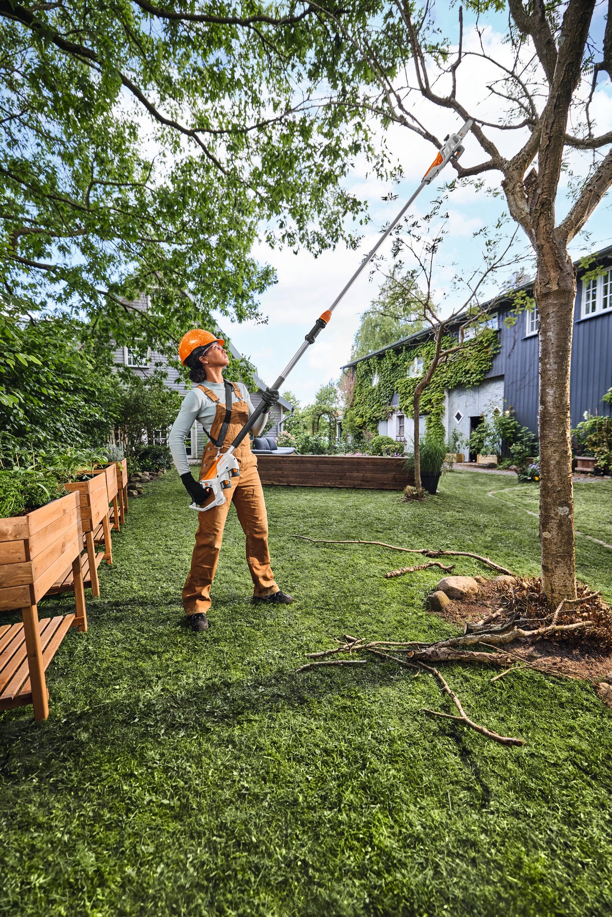STIHL podkrzesywarka akumulatorowa HTA 30 zestaw z 2 akumulatorami AS 2 i ładowarką ALS 31 - zdjęcie 7