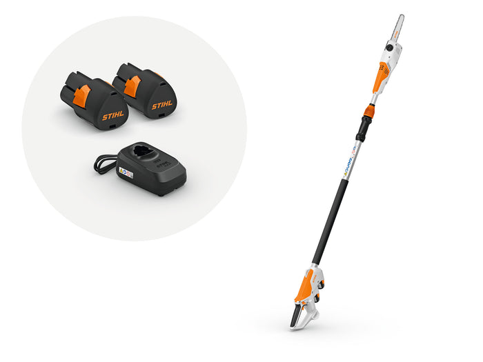 STIHL podkrzesywarka akumulatorowa HTA 30 zestaw z 2 akumulatorami AS 2 i ładowarką ALS 31