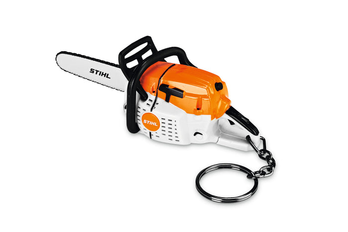 STIHL brelok do kluczy – piła łańcuchowa z dźwiękiem (10 cm)