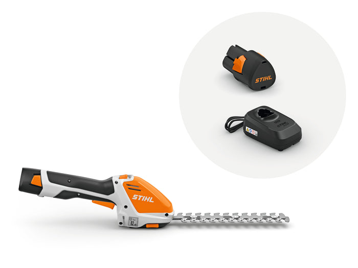 STIHL nożyce do krzewów i trawy akumulatorowe HSA 26 zestaw AS 2 + ALS 31