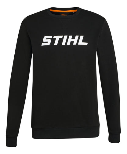 STIHL bluza LOGO WHITE, czarna (unisex)