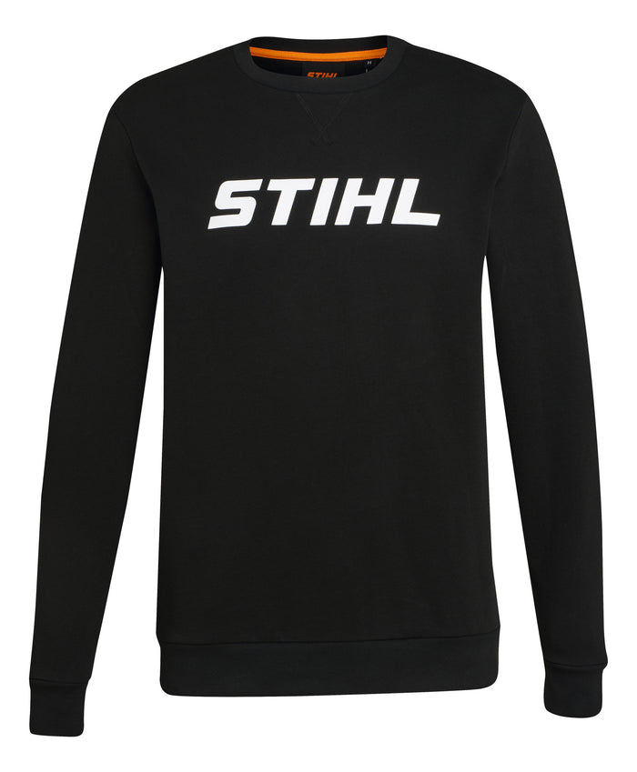 STIHL bluza LOGO WHITE, czarna (unisex)