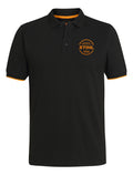 STIHL koszulka polo LOGO-CIRCLE, czarna, rozmiar S