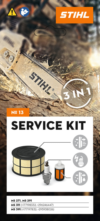 STIHL zestaw serwisowy 13 do pilarek spalinowych MS 271 / MS 291 / MS 311 / MS 391 - zdjęcie 2
