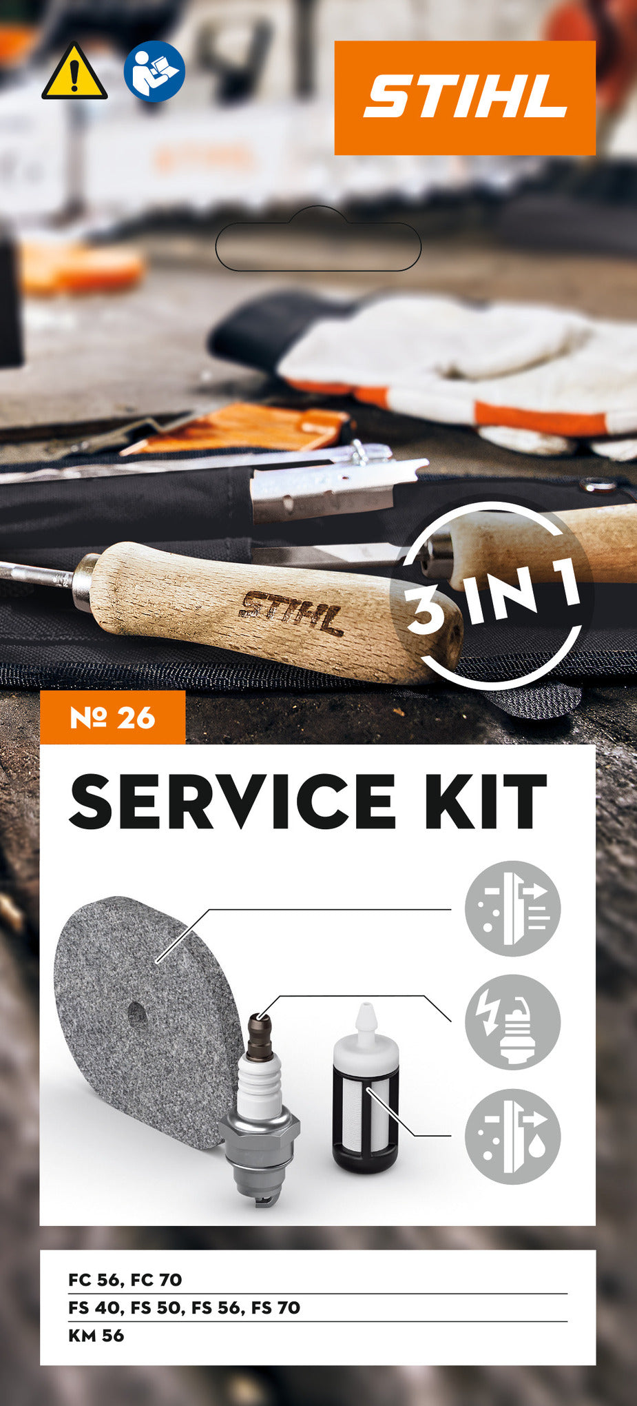 STIHL zestaw serwisowy 26 do urządzeń benzynowych - zdjęcie 2