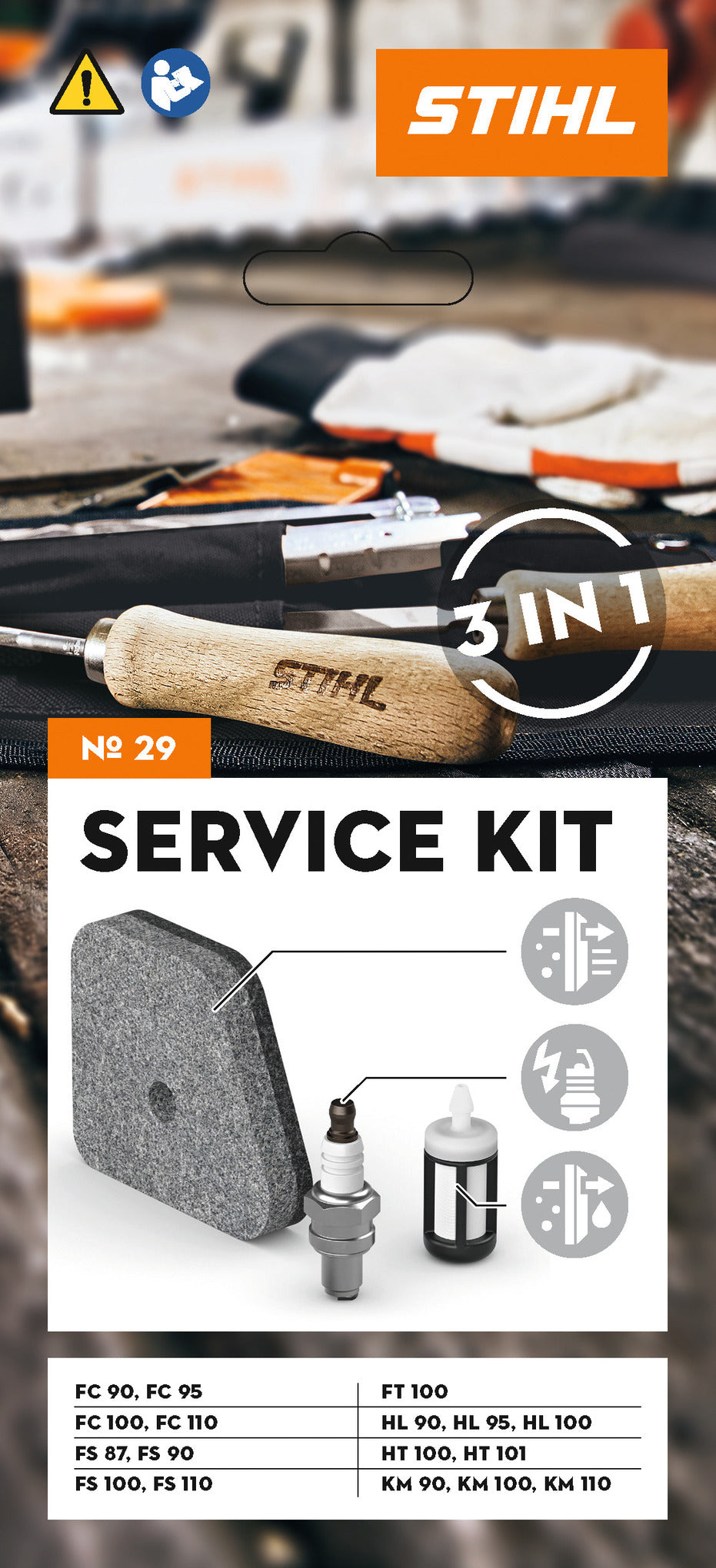 STIHL zestaw serwisowy 29 do urządzeń benzynowych - zdjęcie 2