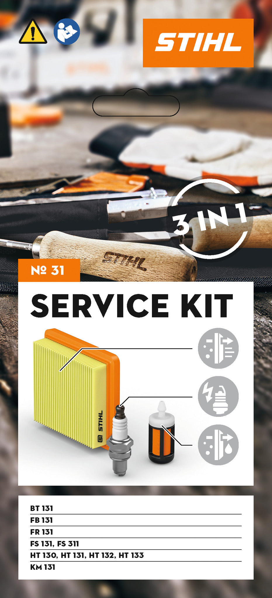 STIHL zestaw serwisowy 31 do urządzeń benzynowych - zdjęcie 2