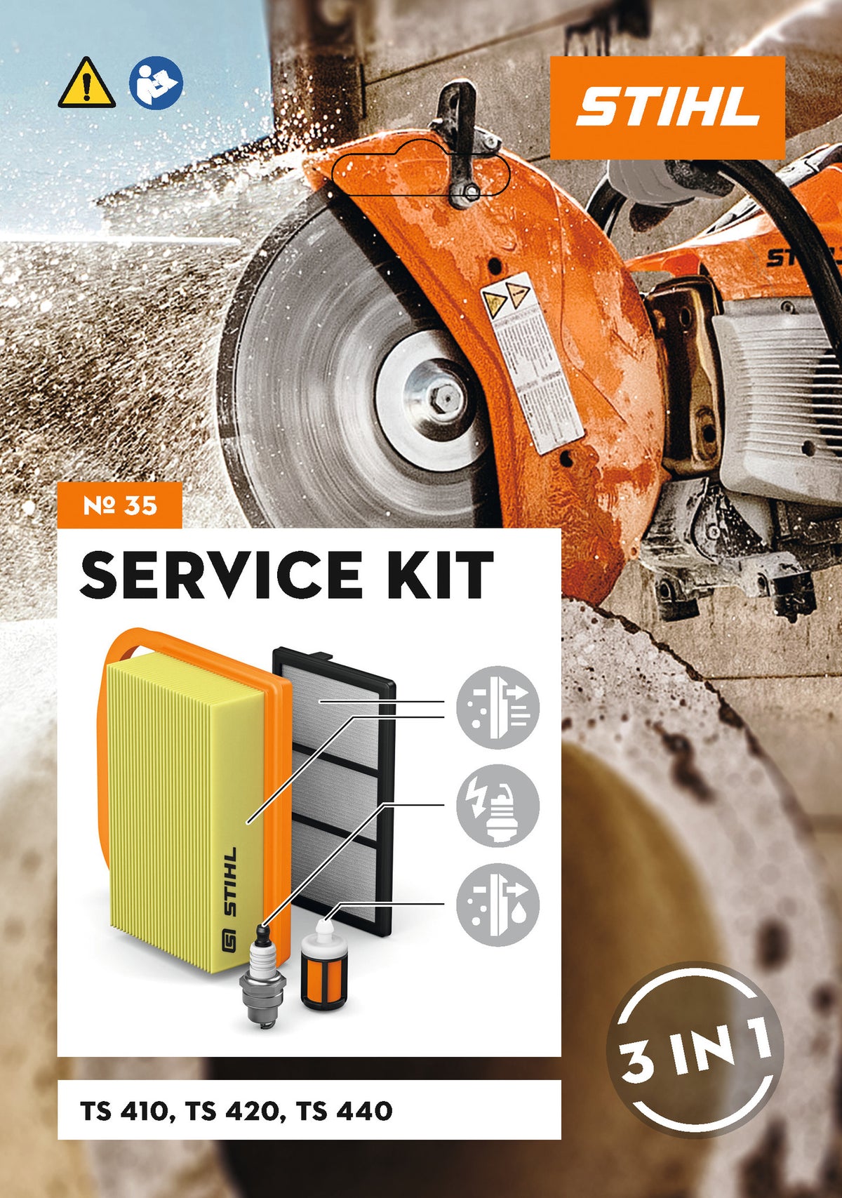 STIHL zestaw serwisowy 35 do TS 410/420/440 - zdjęcie 2
