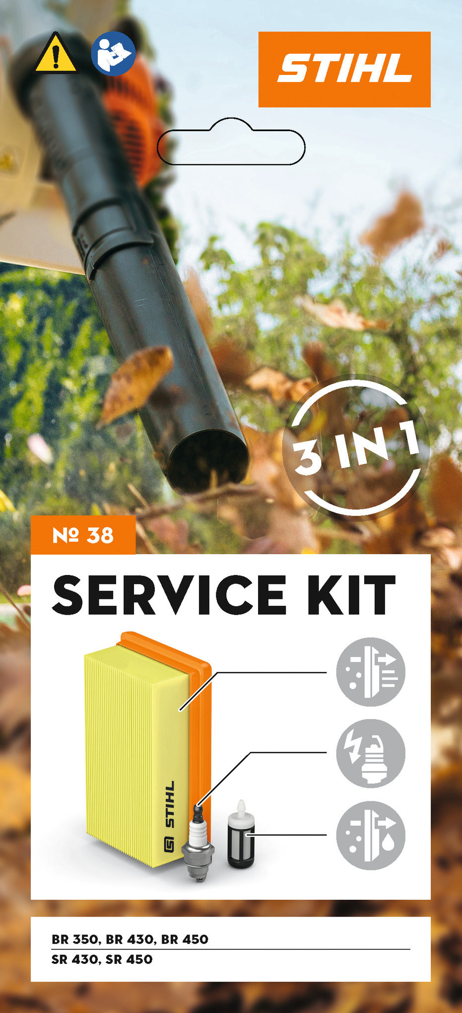 STIHL Zestaw serwisowy 38 do dmuchaw i opryskiwaczy benzynowych - zdjęcie 2
