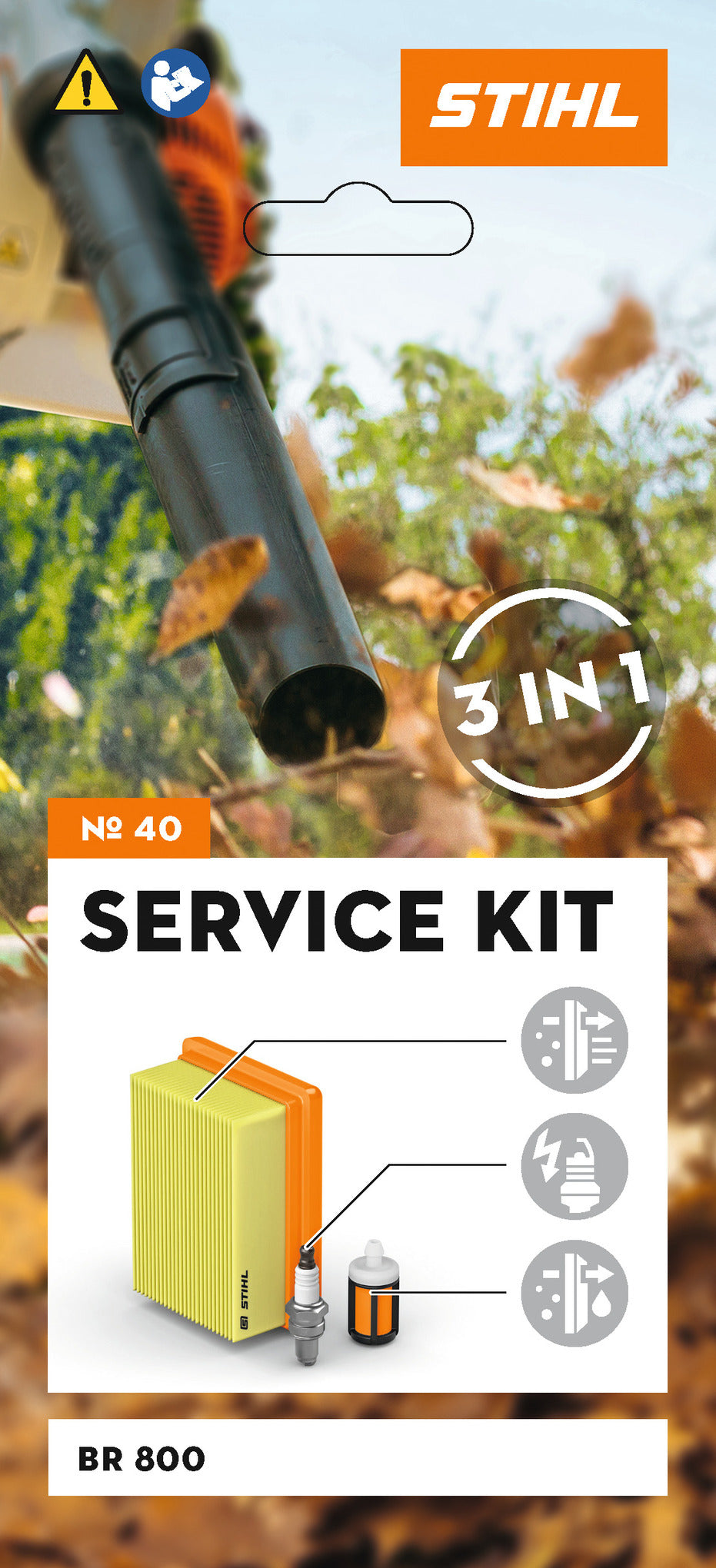 STIHL zestaw serwisowy 40 do BR 800 - zdjęcie 2