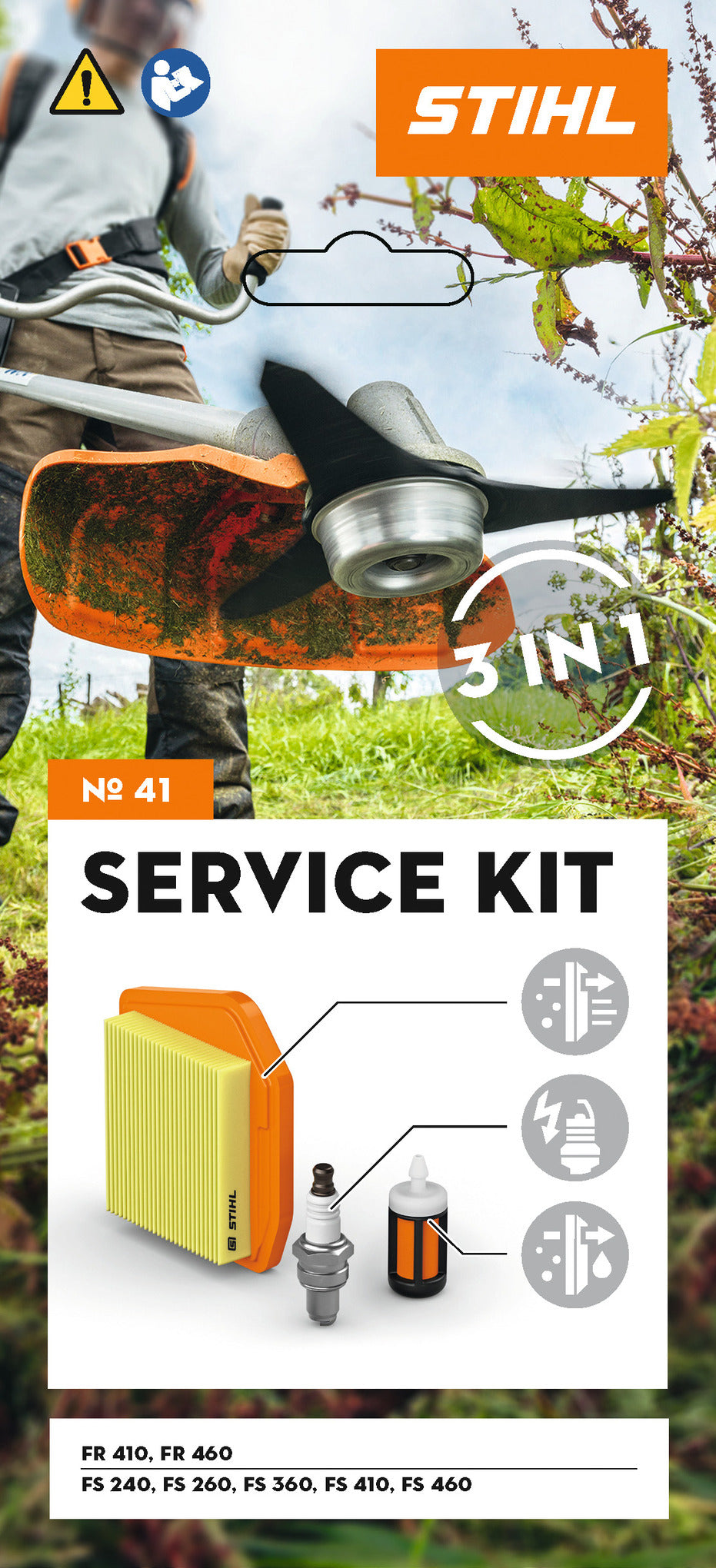 STIHL zestaw serwisowy 41 do wykaszarek spalinowych - zdjęcie 2