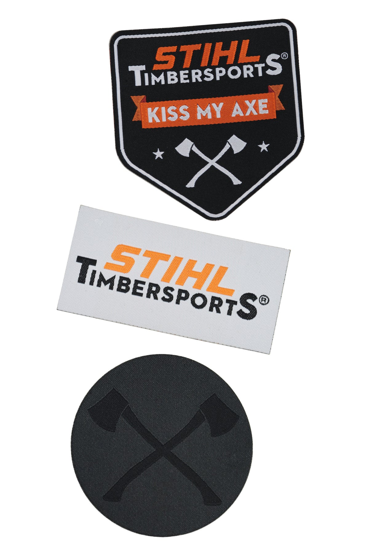 STIHL naklejki silikonowe TIMBERSPORTS®, zestaw 3 szt.