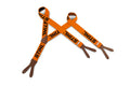 STIHL szelki do guzików, pomarańczowe 120 cm x 4 cm